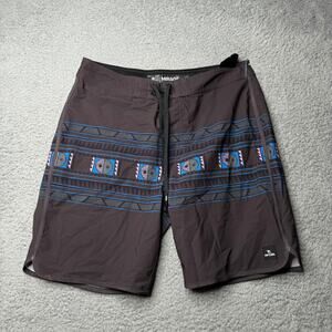 Rip Curl Board Shorts Men's 32 Black Mirage Ultimate Stretch Swim